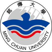 Logo of Ming Chuan University.